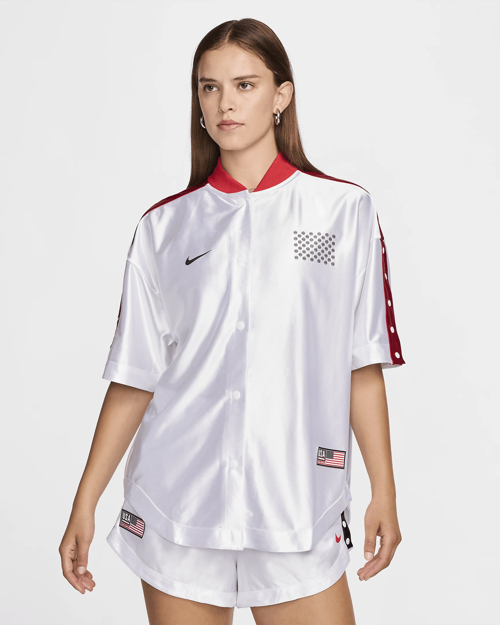 USA Village Women's Nike Basketball Seasonal Top - 1