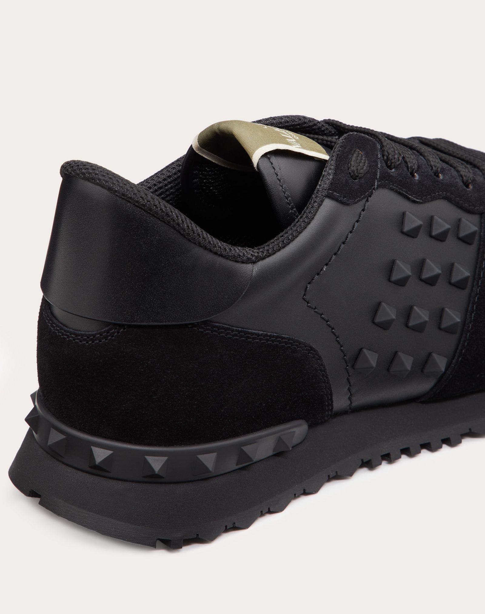 Calfskin Rockstud Sneaker - 5