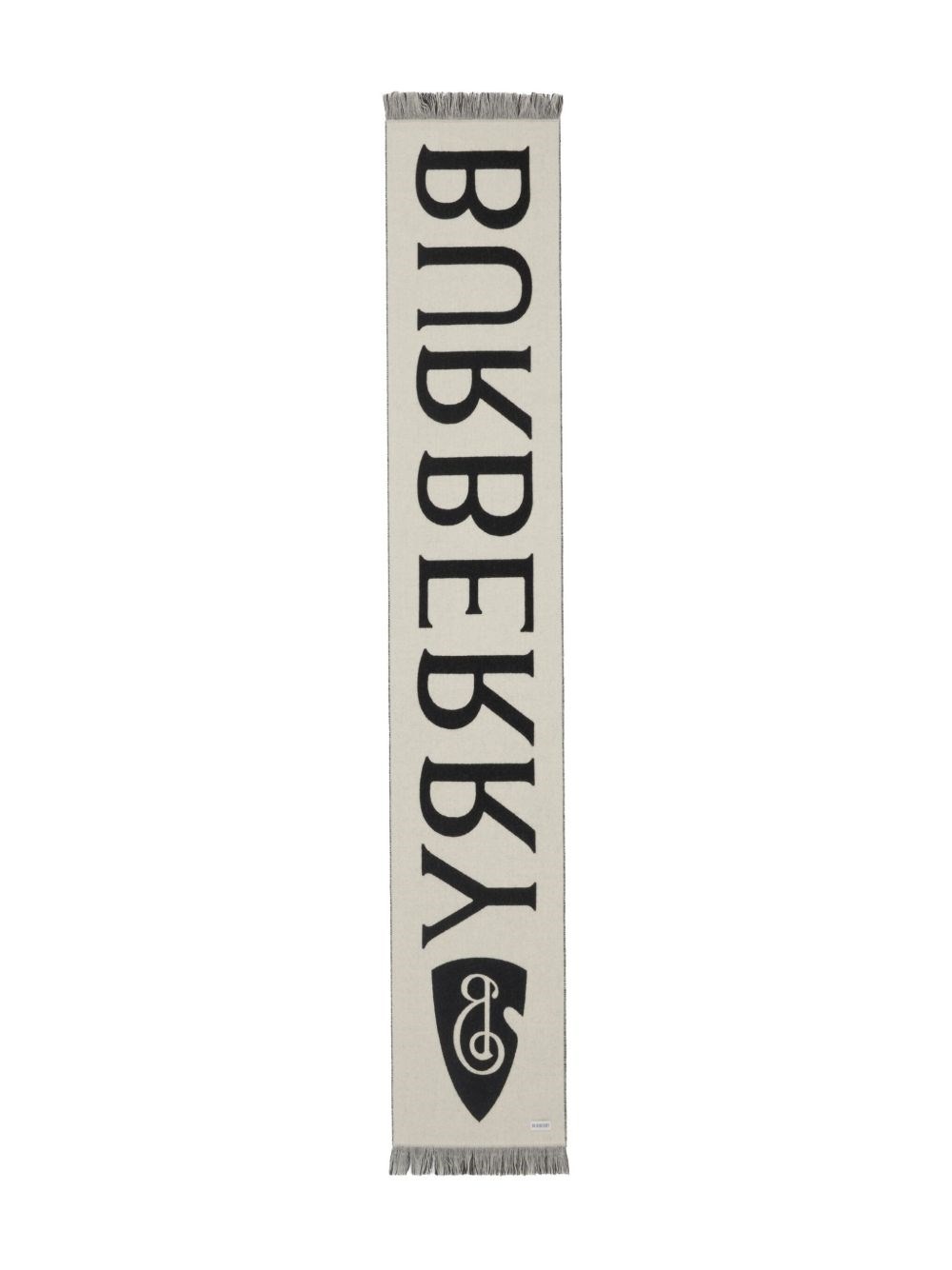 Logo wool scarf - 3
