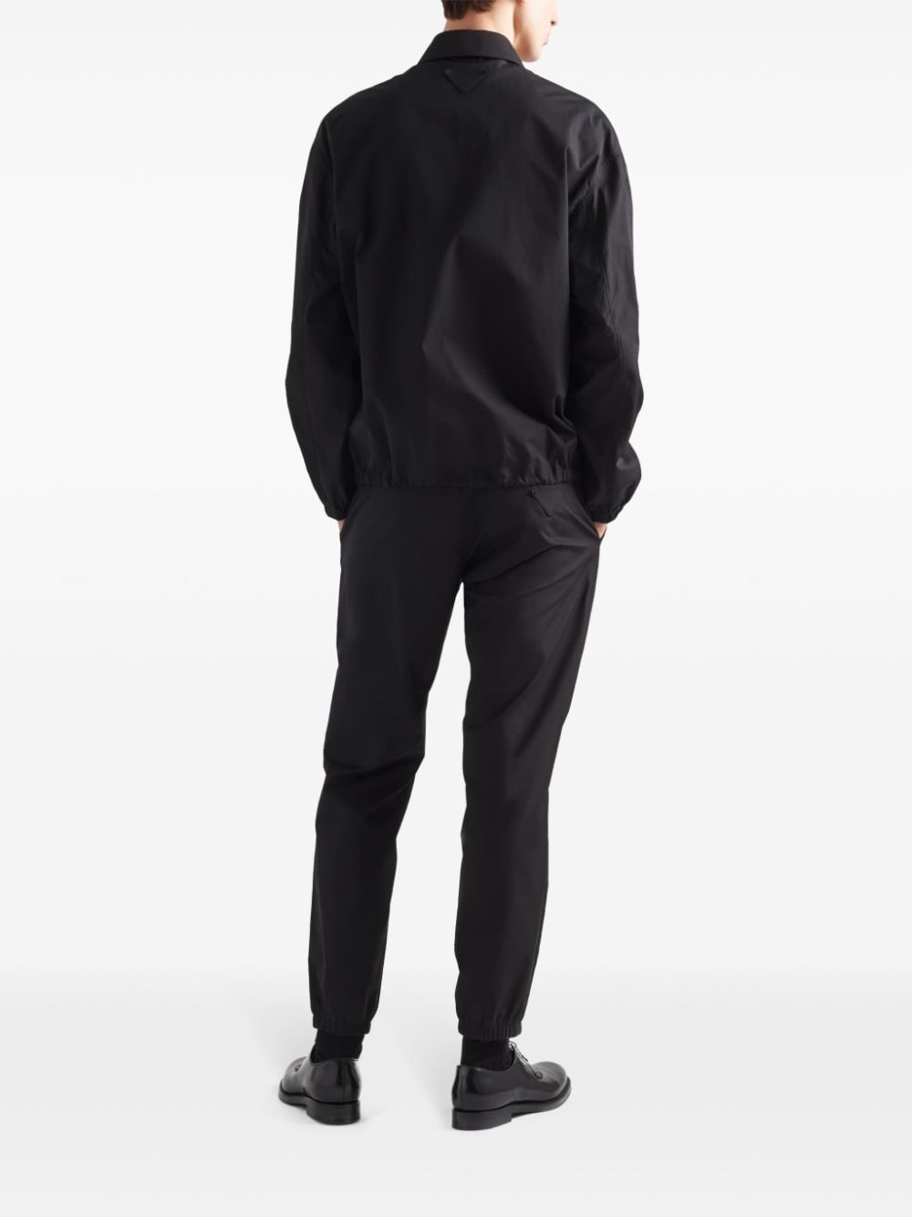 cotton poplin shirt jacket - 3