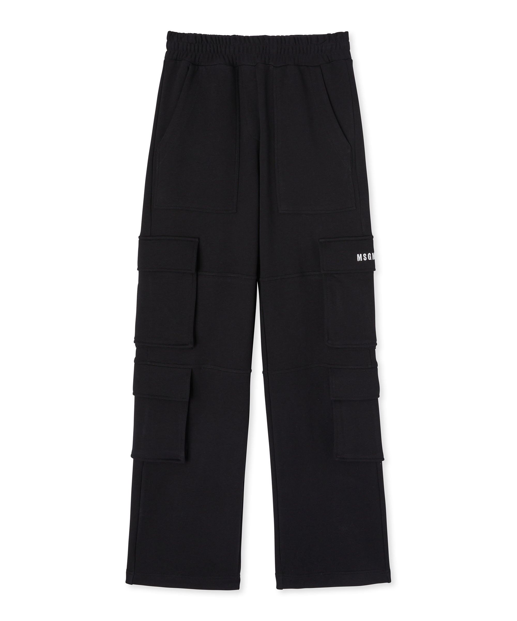 Cotton cargo joggers pants with straight legs - 1