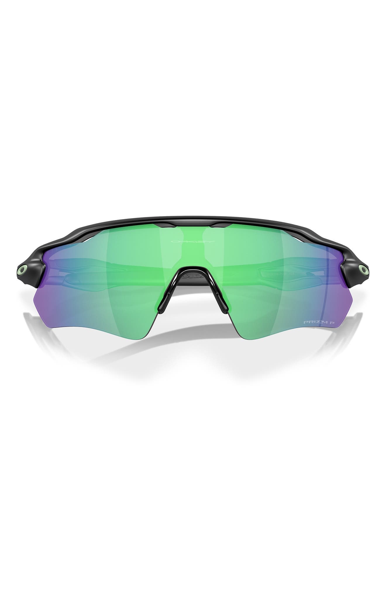 Oakley Radar® EV Path® Prizm™ Polarized Wrap Shield Sunglasses in Black Green at Nordstrom - 4