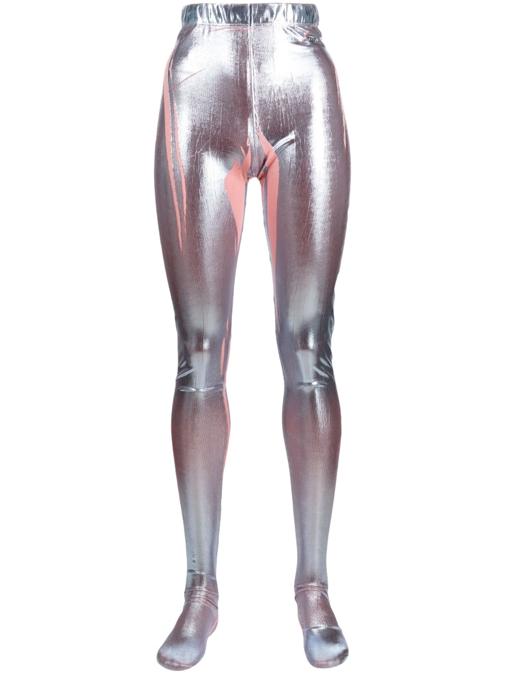 stretch iridescent leggings - 1