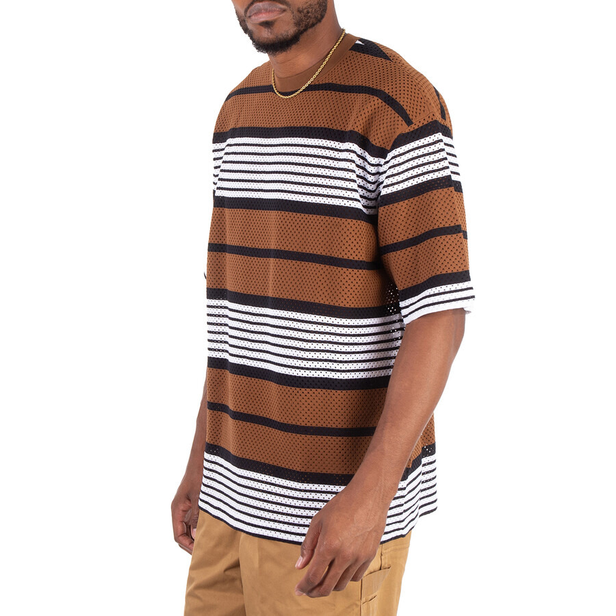 Burberry Stripe-Print Oversized T-Shirt - 2