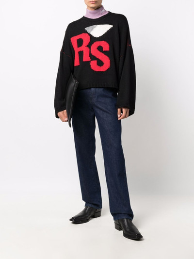 Raf Simons straight-leg denim jeans outlook