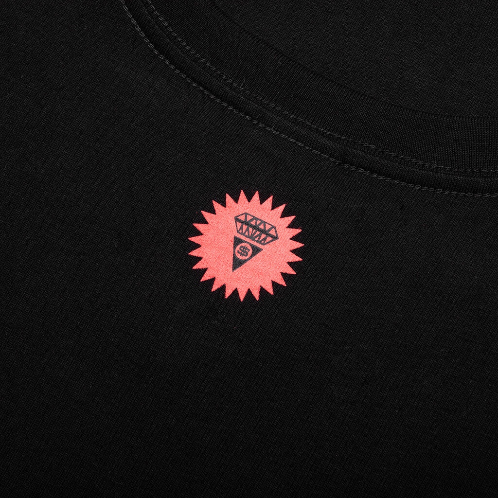 SPLAT S/S TEE - BLACK - 4