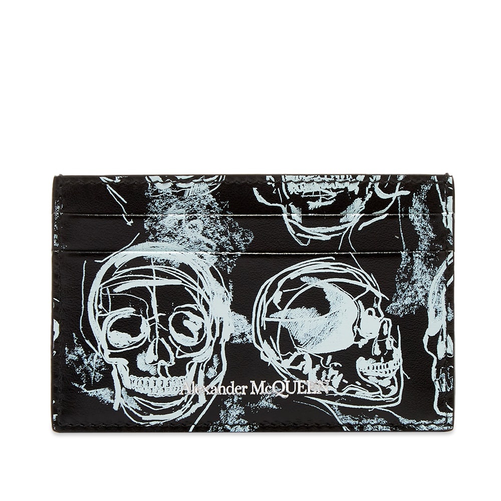 Alexander McQueen Skull Print Card Holder - 1