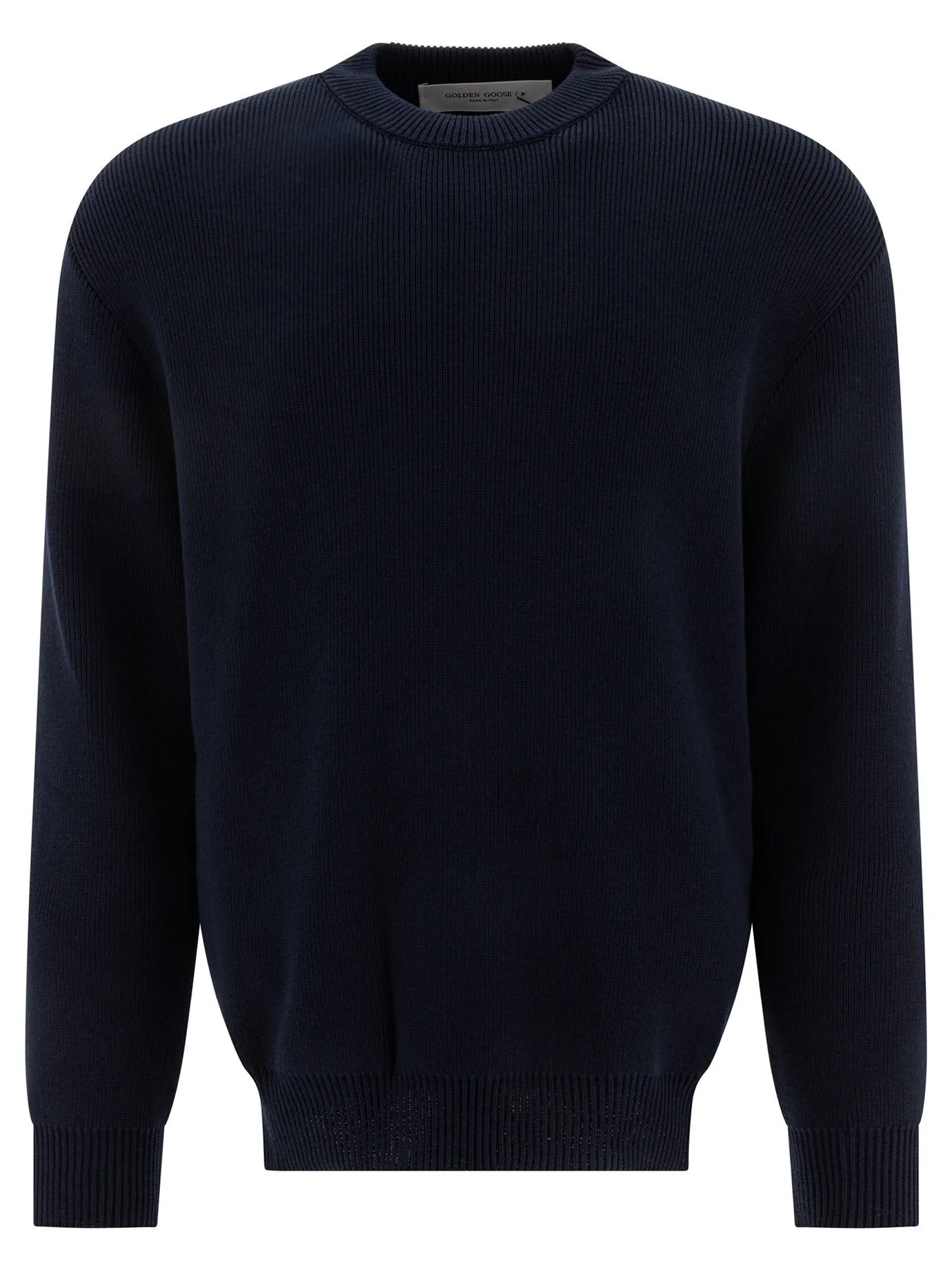 Golden Goose Men Crew-Neck Sweater With Logo - 1