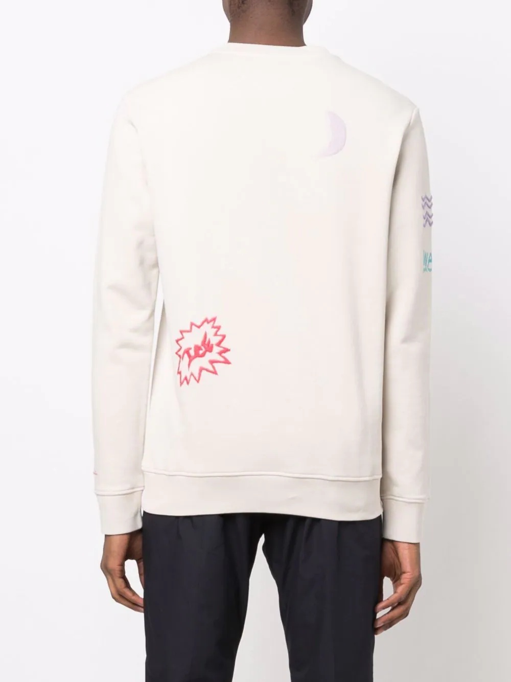 Elements embroidered sweatshirt - 4