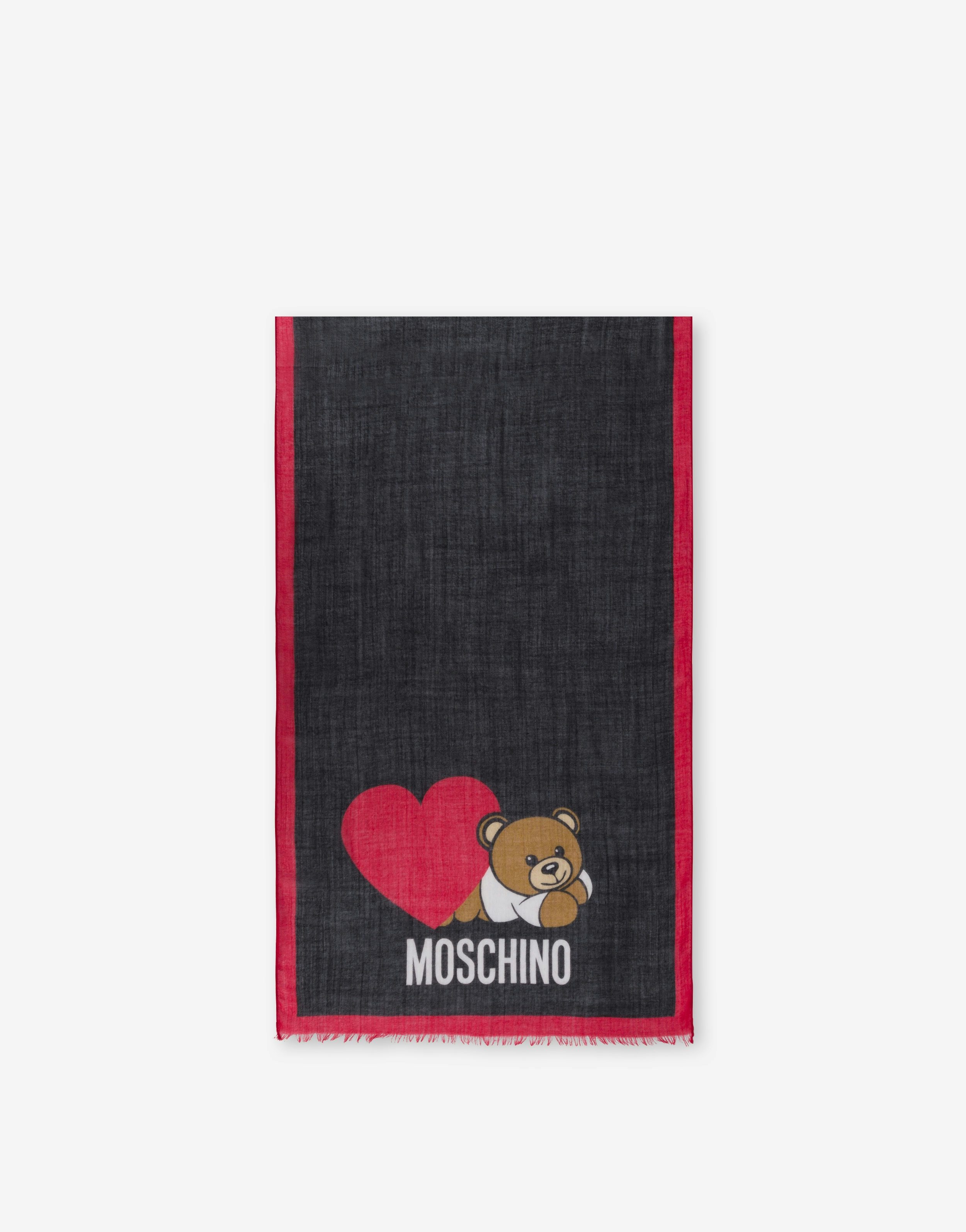 LOVELY TEDDY BEAR WOOL STOLE - 1