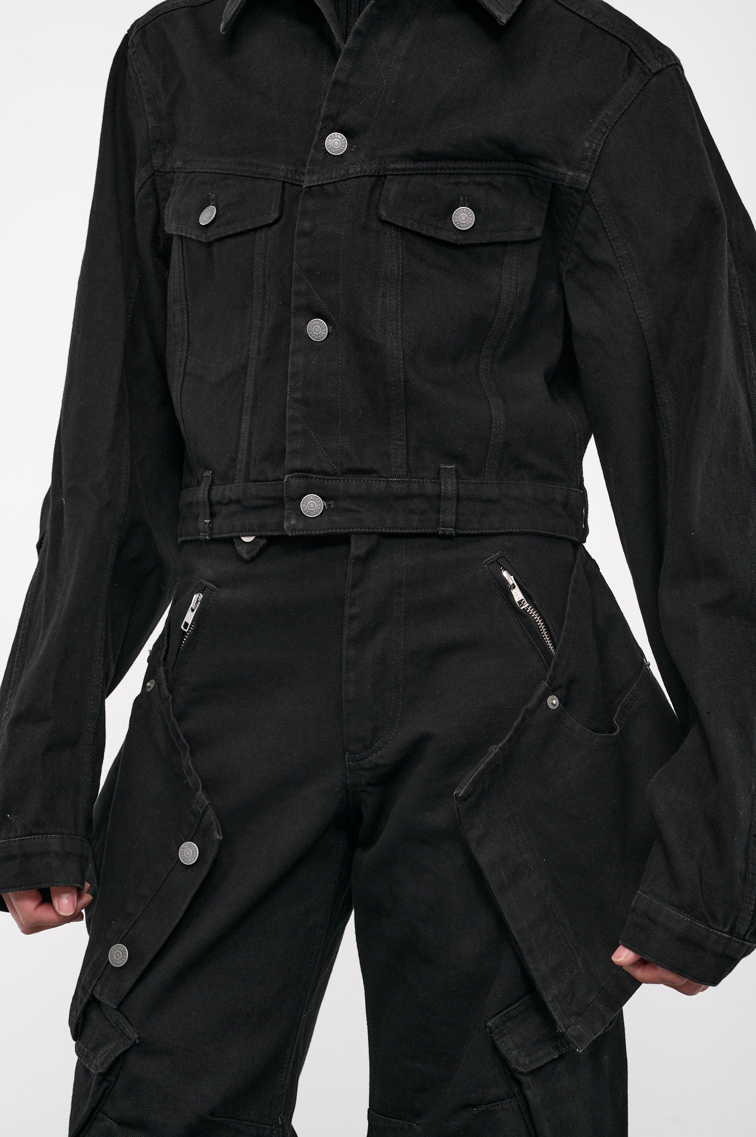 Deconstructed Denim Jacket - 5