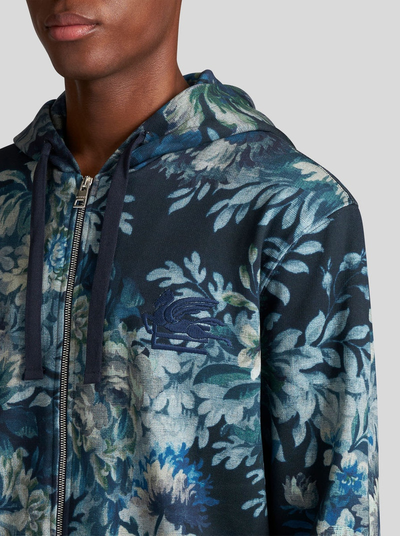 Etro HOODED SWEATSHIRT WITH LOGO outlook