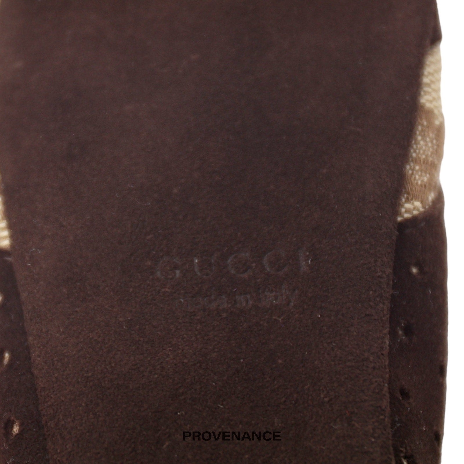 Gucci GG Canvas Suede Velcro Runner Infant - Brown - 10