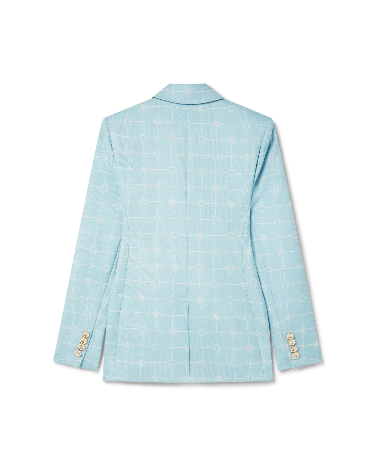 Double Breasted Jacquard Jacket | Casablanca Paris - 2
