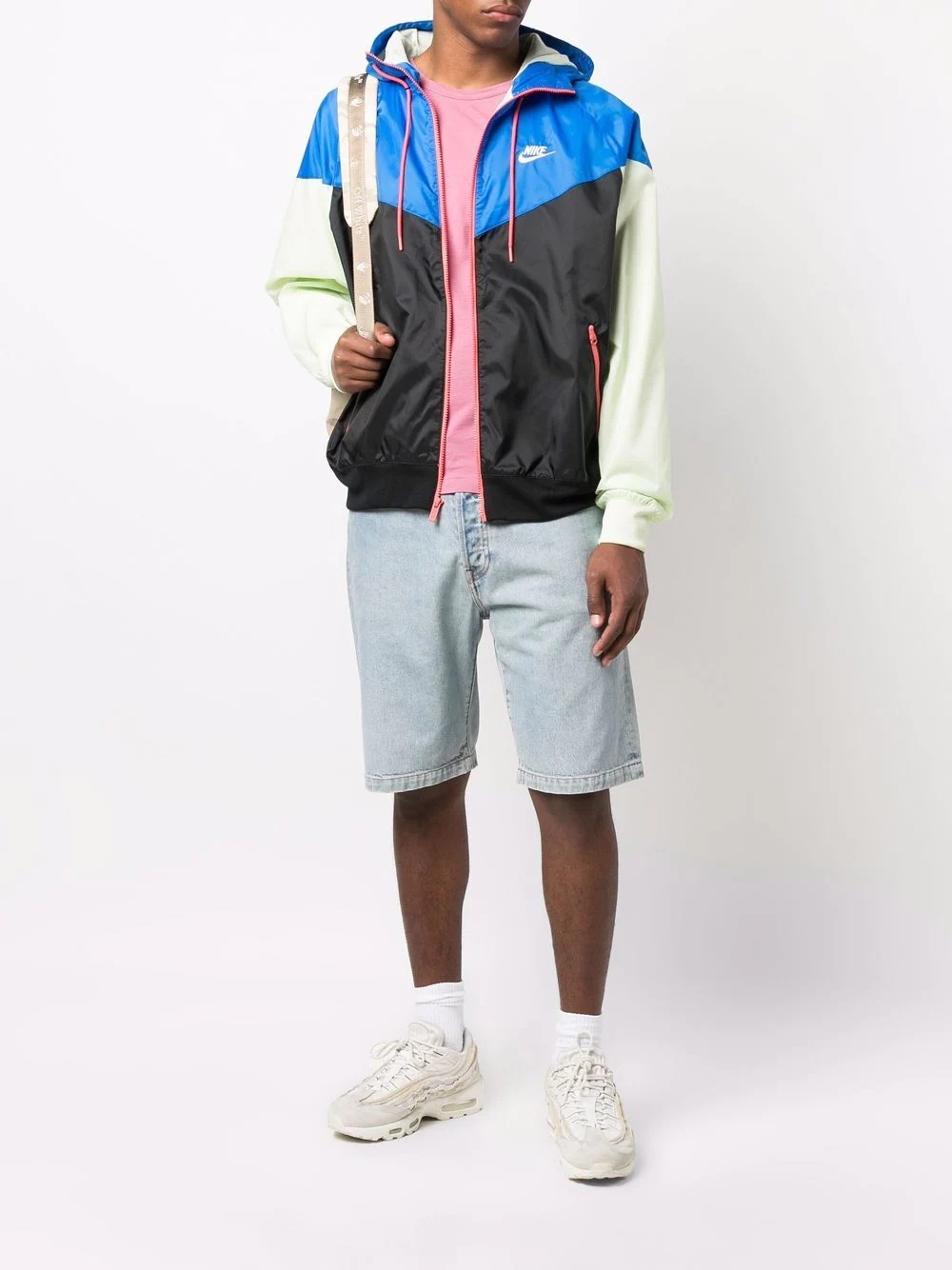 colour-block windbreaker - 2