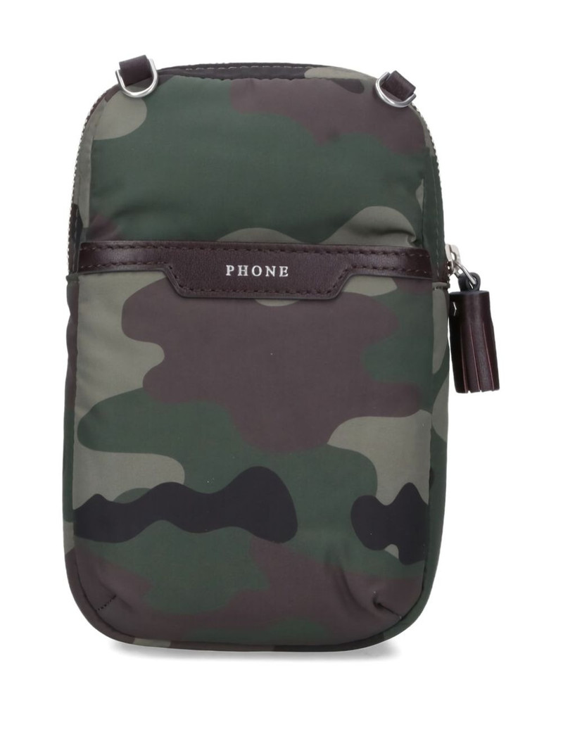 Anya Hindmarch Camouflage zip shoulder bag outlook