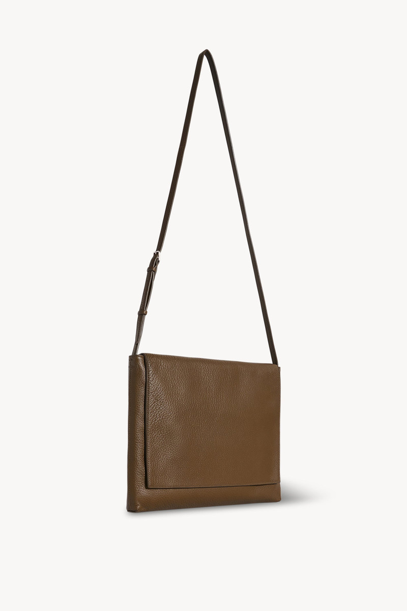 The Row Nan Messenger Bag in Leather outlook