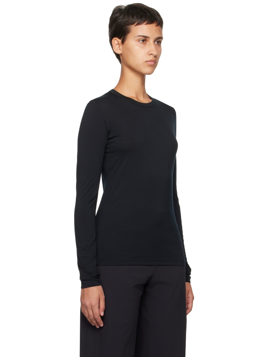 Black Frame Long Sleeve T-Shirt - 2