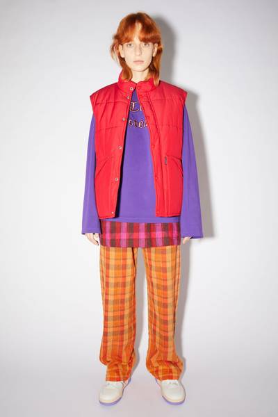 Acne Studios Padded vest - Bright Red outlook