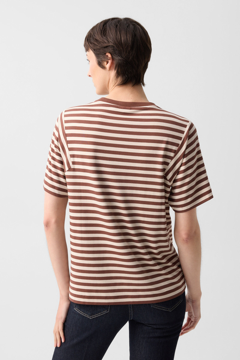 T-shirt Raya in Brown/sand 3