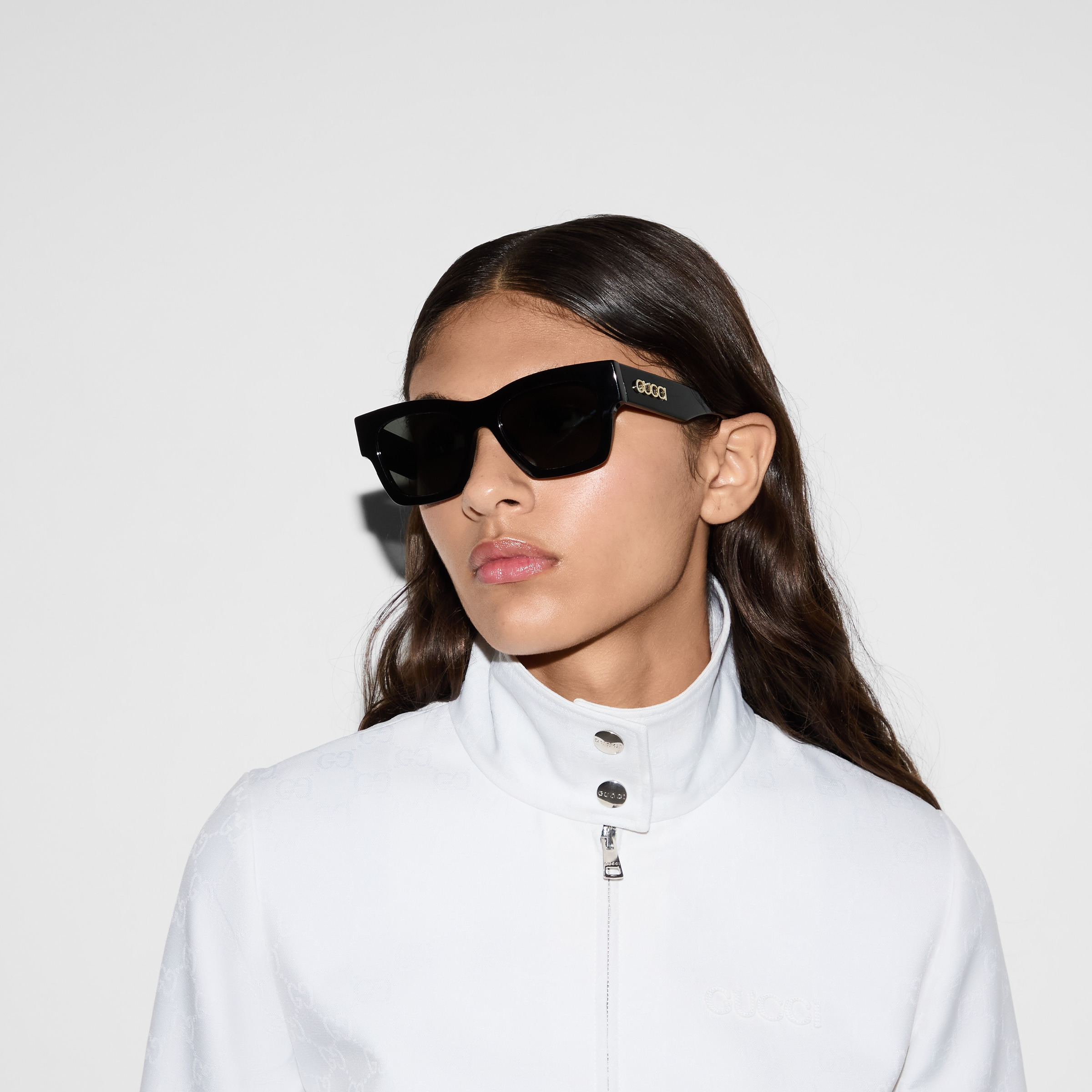 Rectangular frame sunglasses - 3