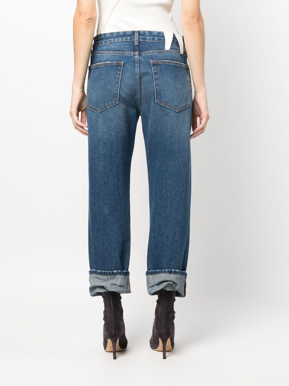 Liz straight-leg cropped jeans - 4