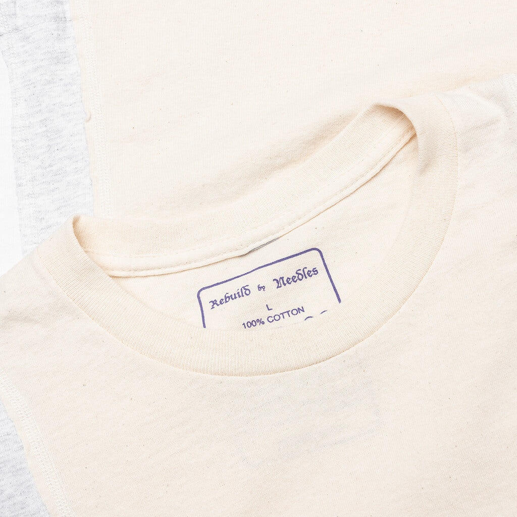 NEEDLES X DC SHOES 7 CUTS S/S TEE - IVORY - 3