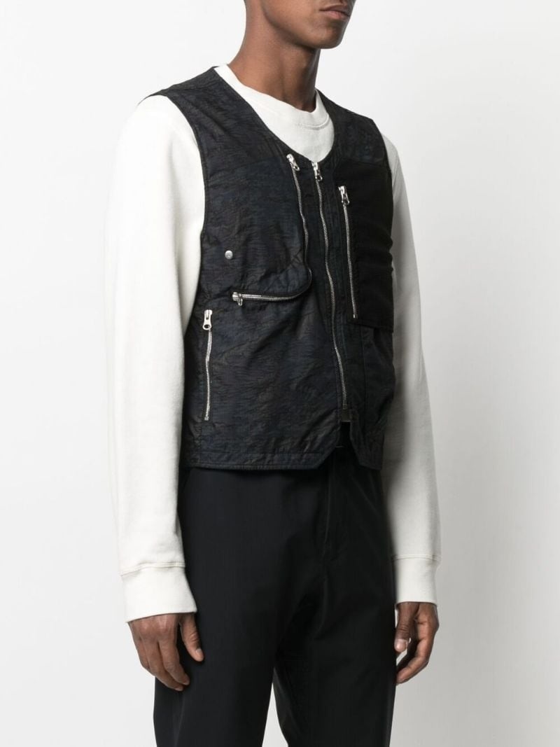 utility-style gilet - 5