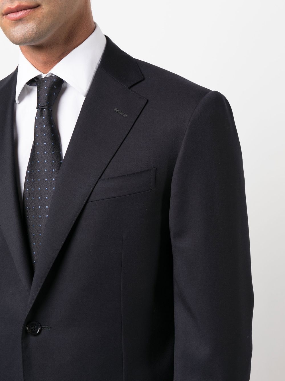 single-breasted virgin-wool suit - 5