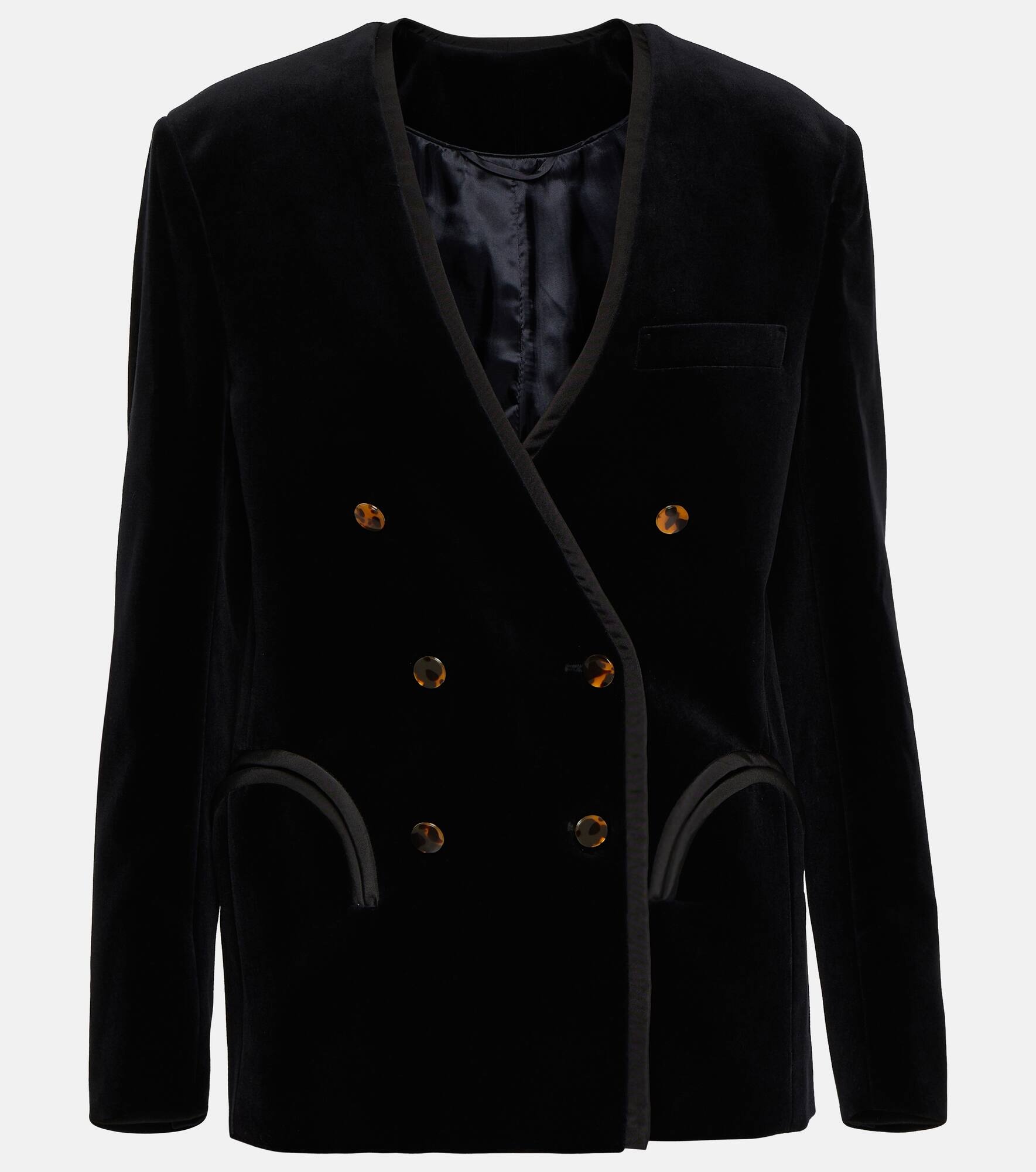 Jealousy double-breasted cotton blazer - 1