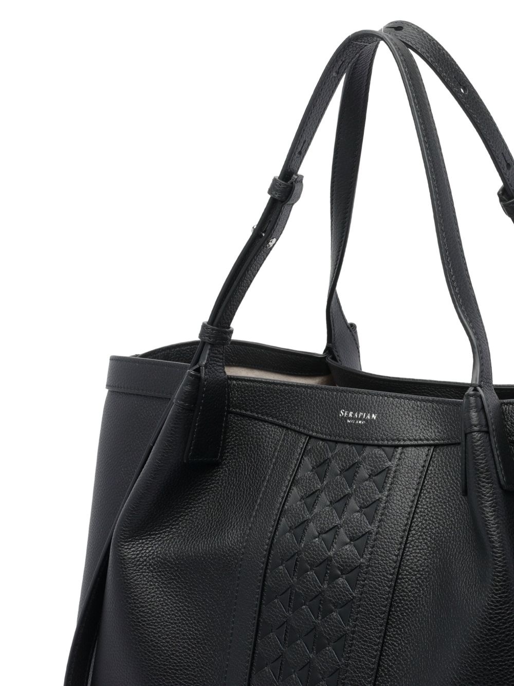 woven-detail shoulder bag - 4