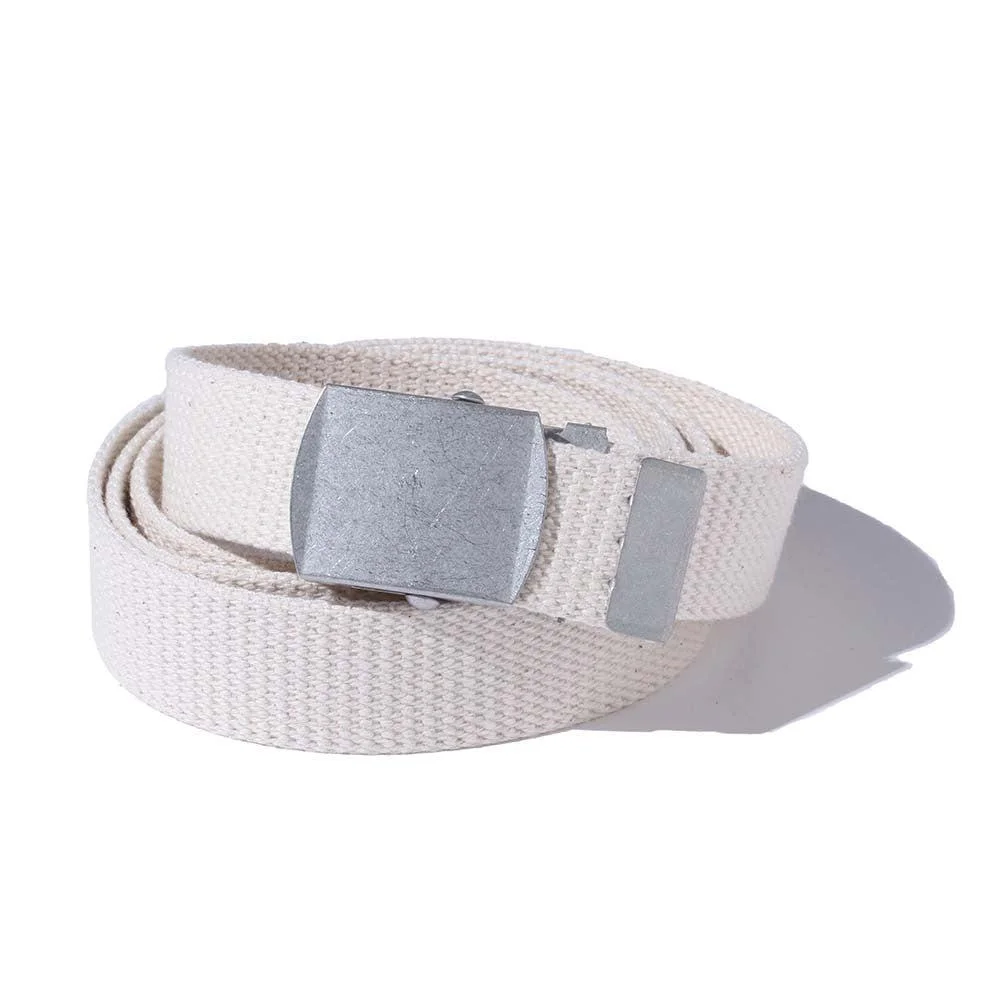 The Real McCoy's Trouser Uniform Belt White - 1