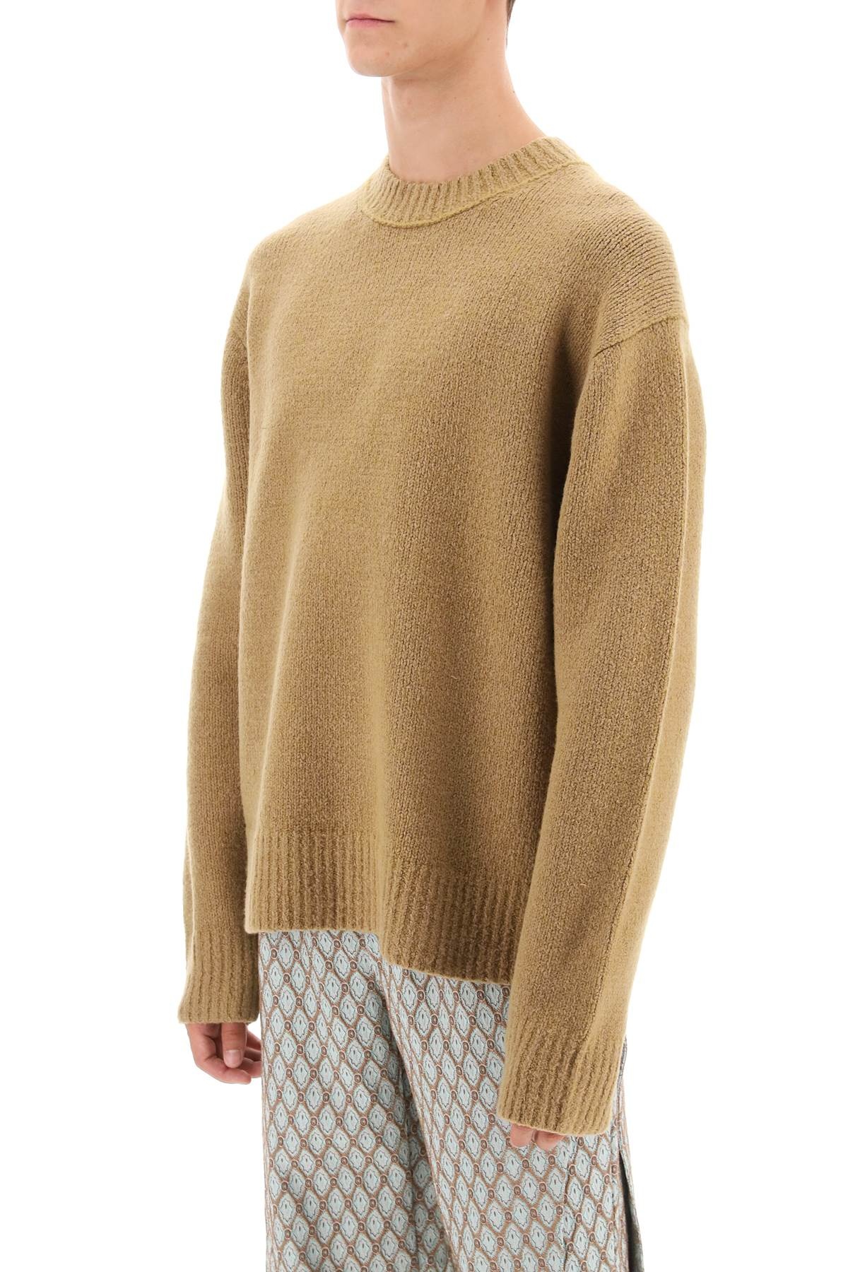 Acne Studios Crew-Neck Sweater In Wool And Cotton Men - 4