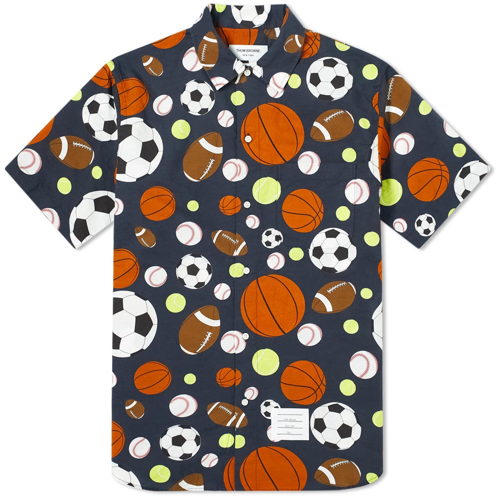 Thom Browne Fun Mix Balls Short Sleeve Shirt - 1