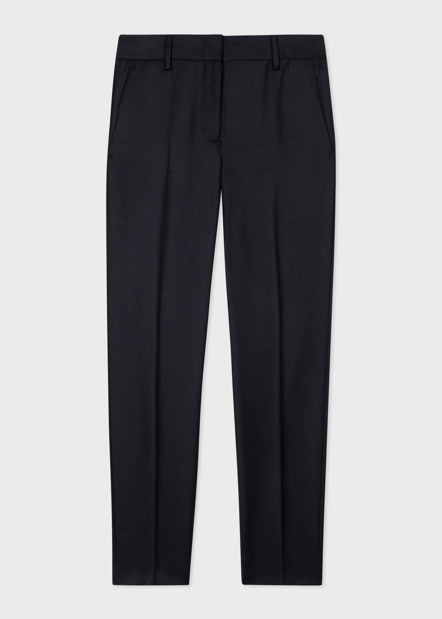 Tapered-Fit Wool Pants - 1