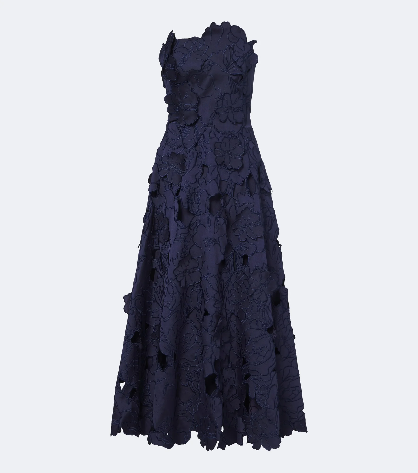 Brissa floral embroidered cocktail dress - 1