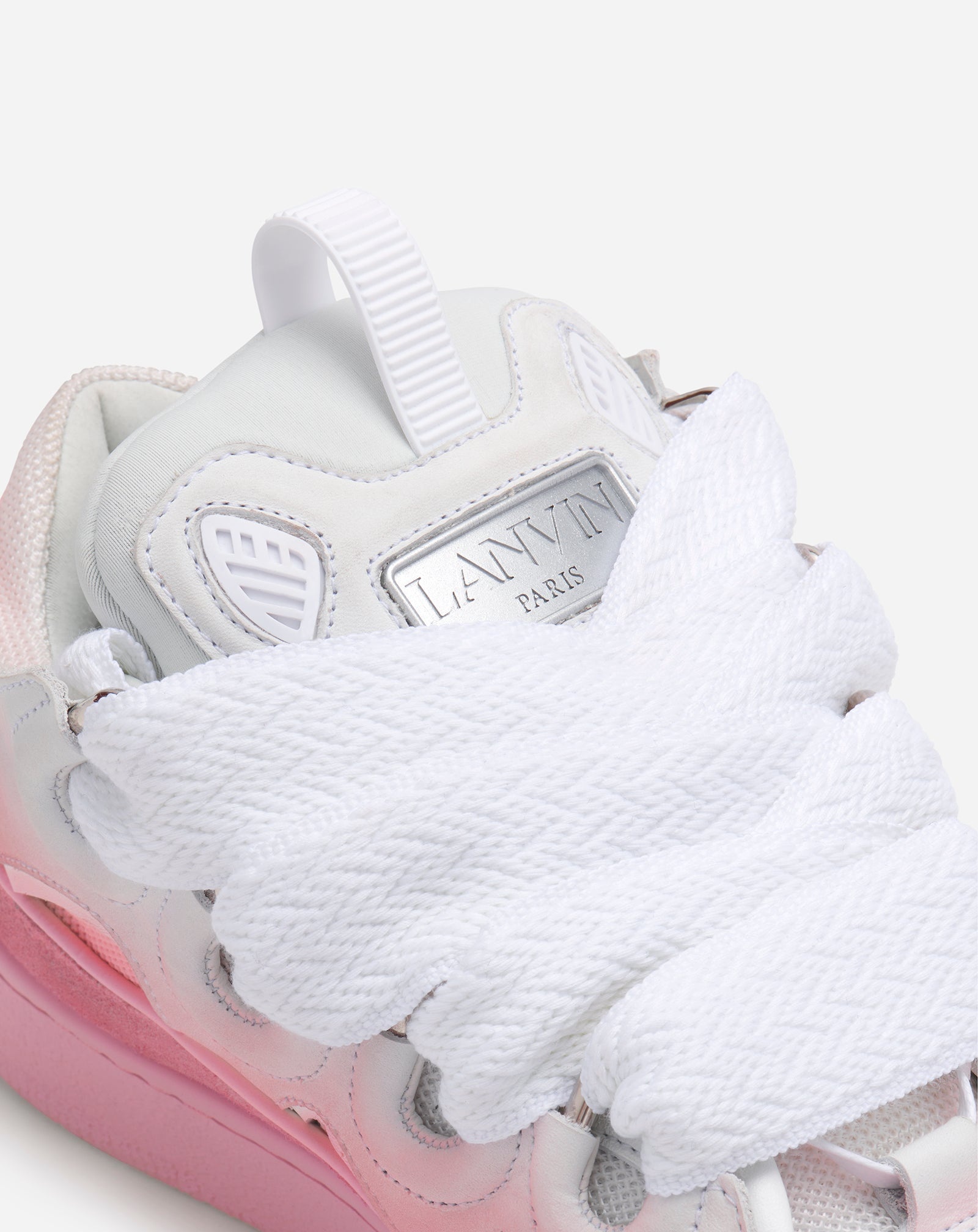 Lanvin LEATHER CURB SNEAKERS | REVERSIBLE