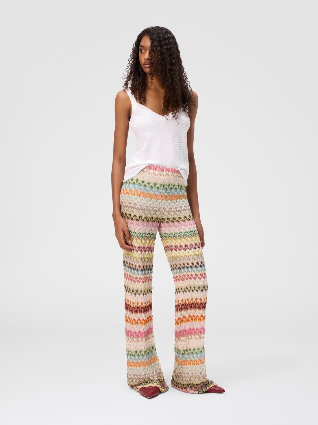 Palazzo pants in lace - 2