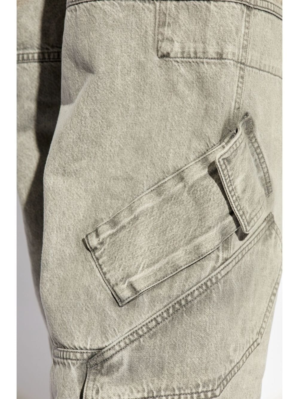multi-pocket wide-leg jeans - 5