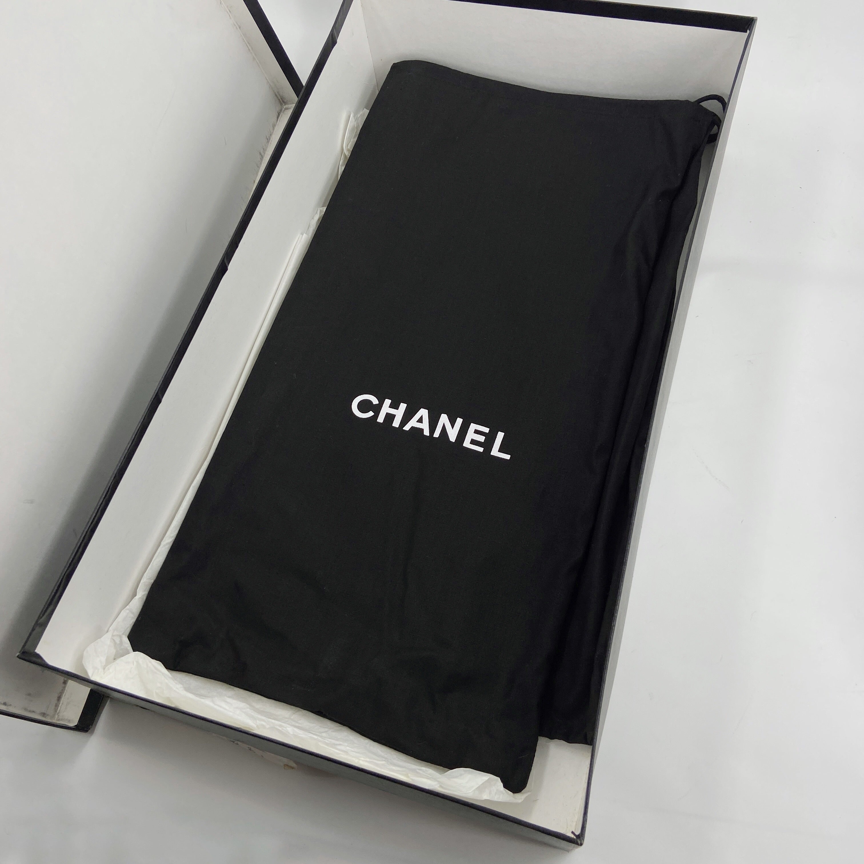 Chanel Fall 2006 Karl Lagerfeld Shearling Lambskin Wedge Long Boot 38 - 15