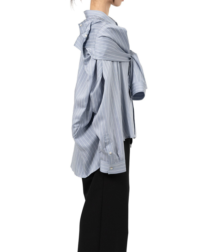 Sleeve Layered Stripe Shirt 8