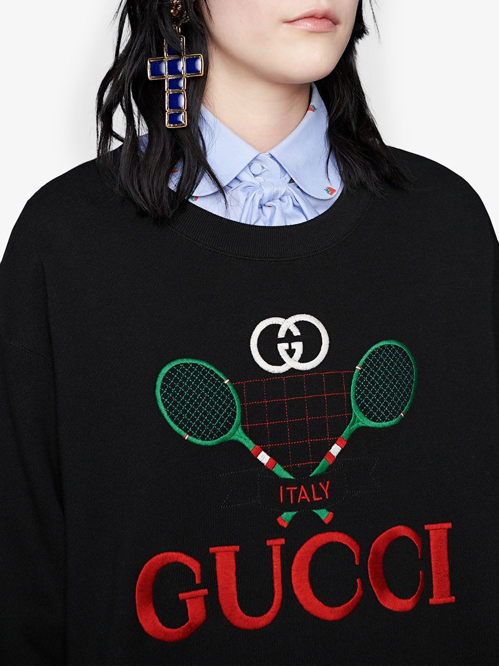 Gucci Tennis oversized sweatshirt - 5