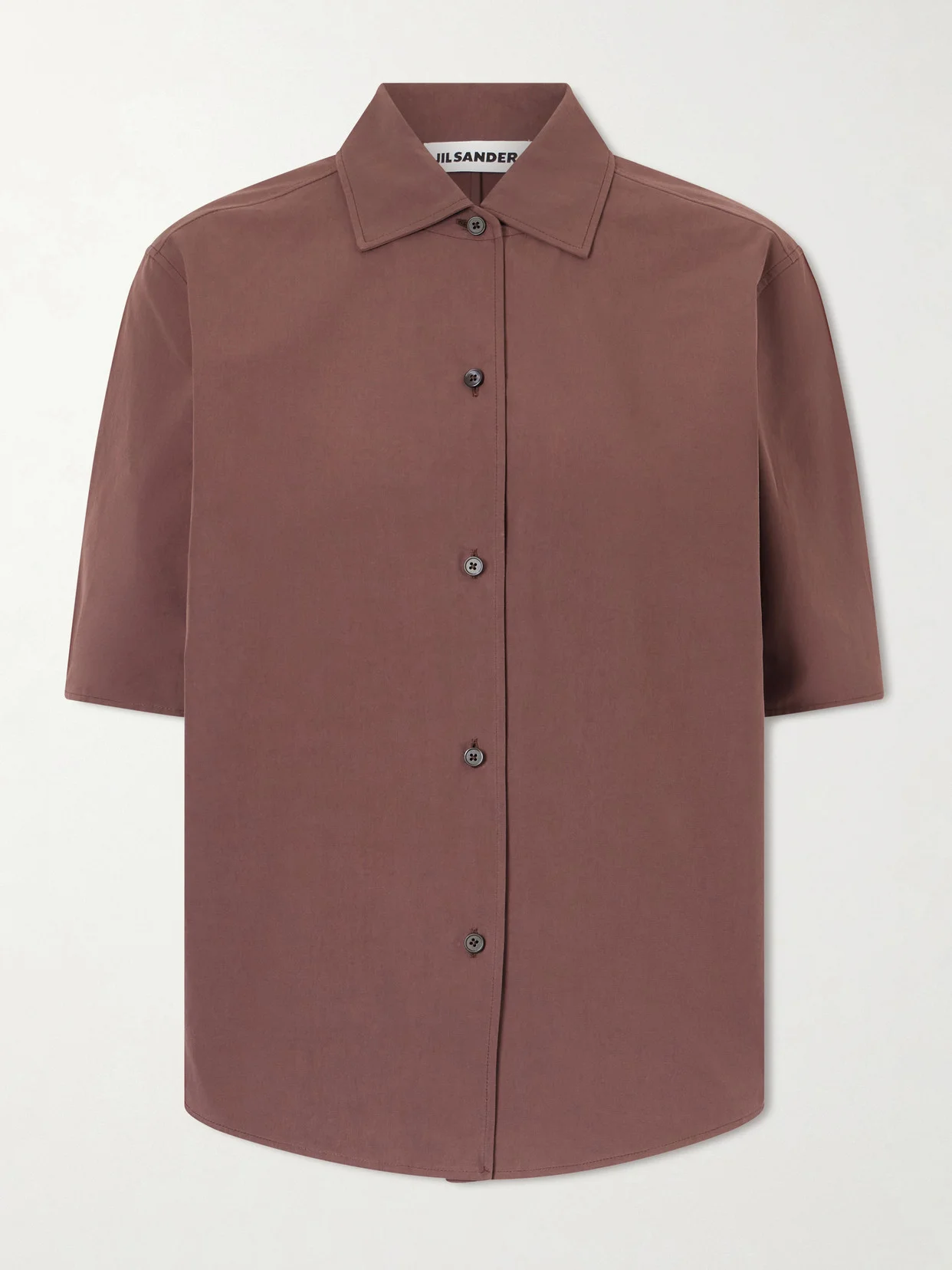 Boxy Cotton Shirt - 1