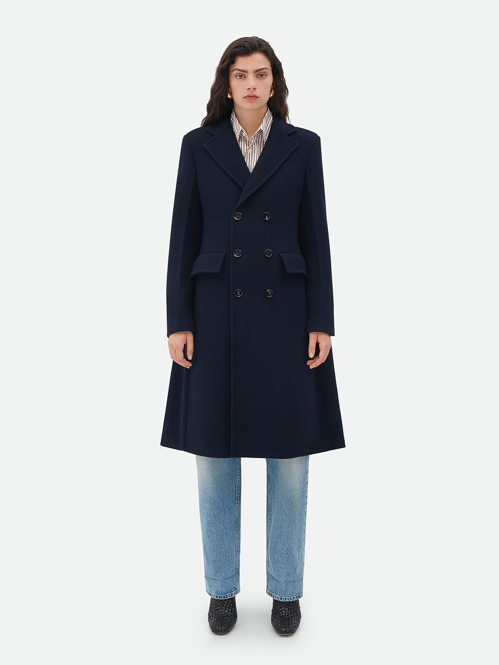 BOTTEGA VENETA WOOL COAT - 1