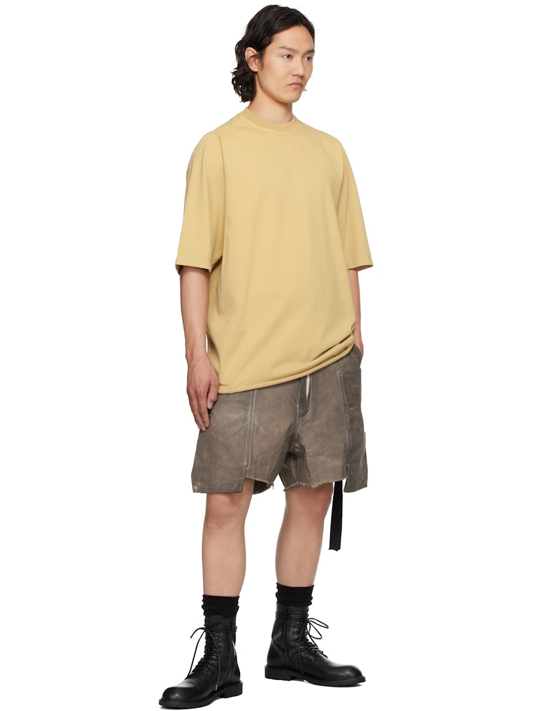 Beige Hollywood Jumbo SS T-shirt - 4