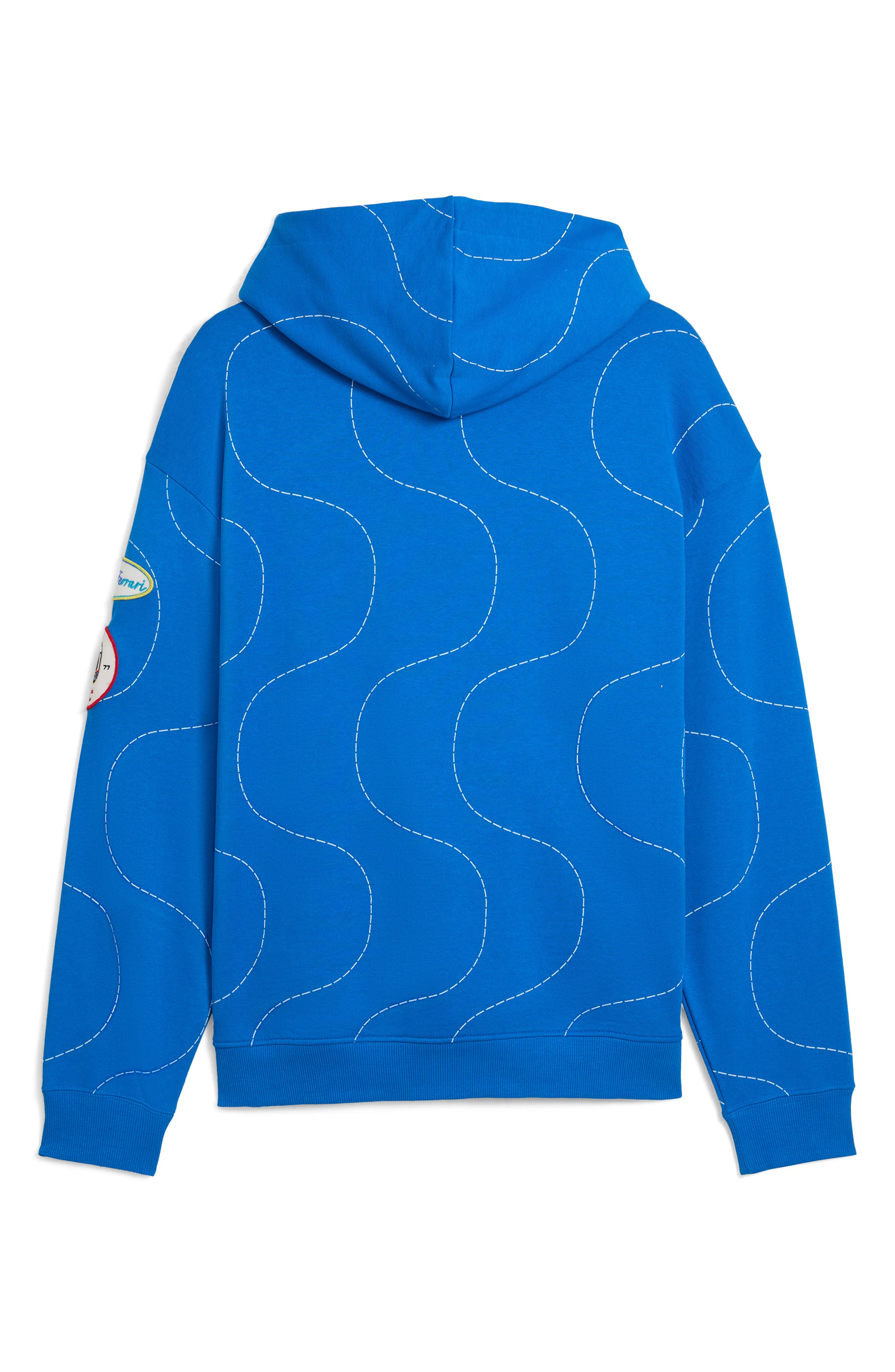 PUMA x Scuderia Ferrari Monza Cotton Hoodie in Puma Navy at Nordstrom - 5