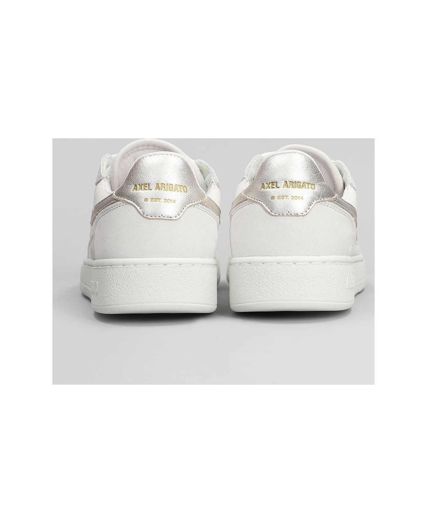 Dice-a Sneakers In White Leather - 4