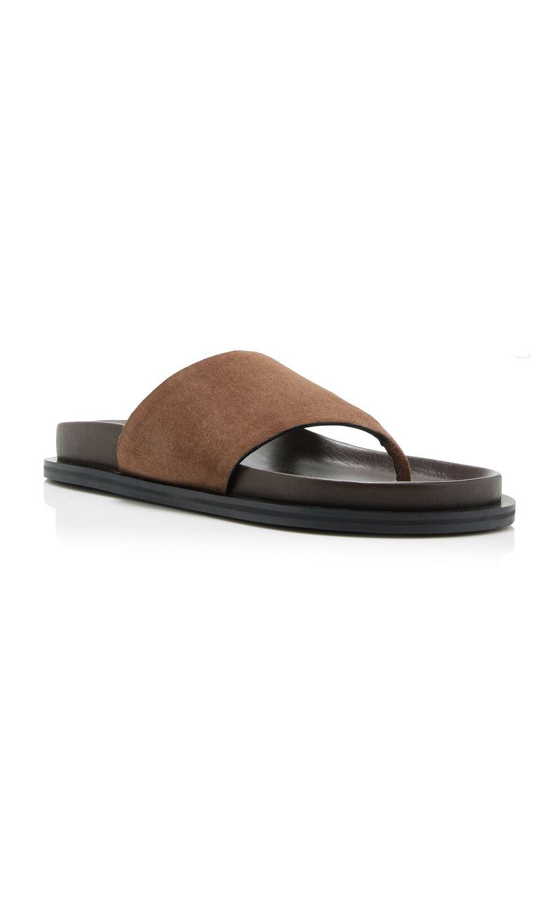 A.EMERY Imara Suede Sandals brown outlook