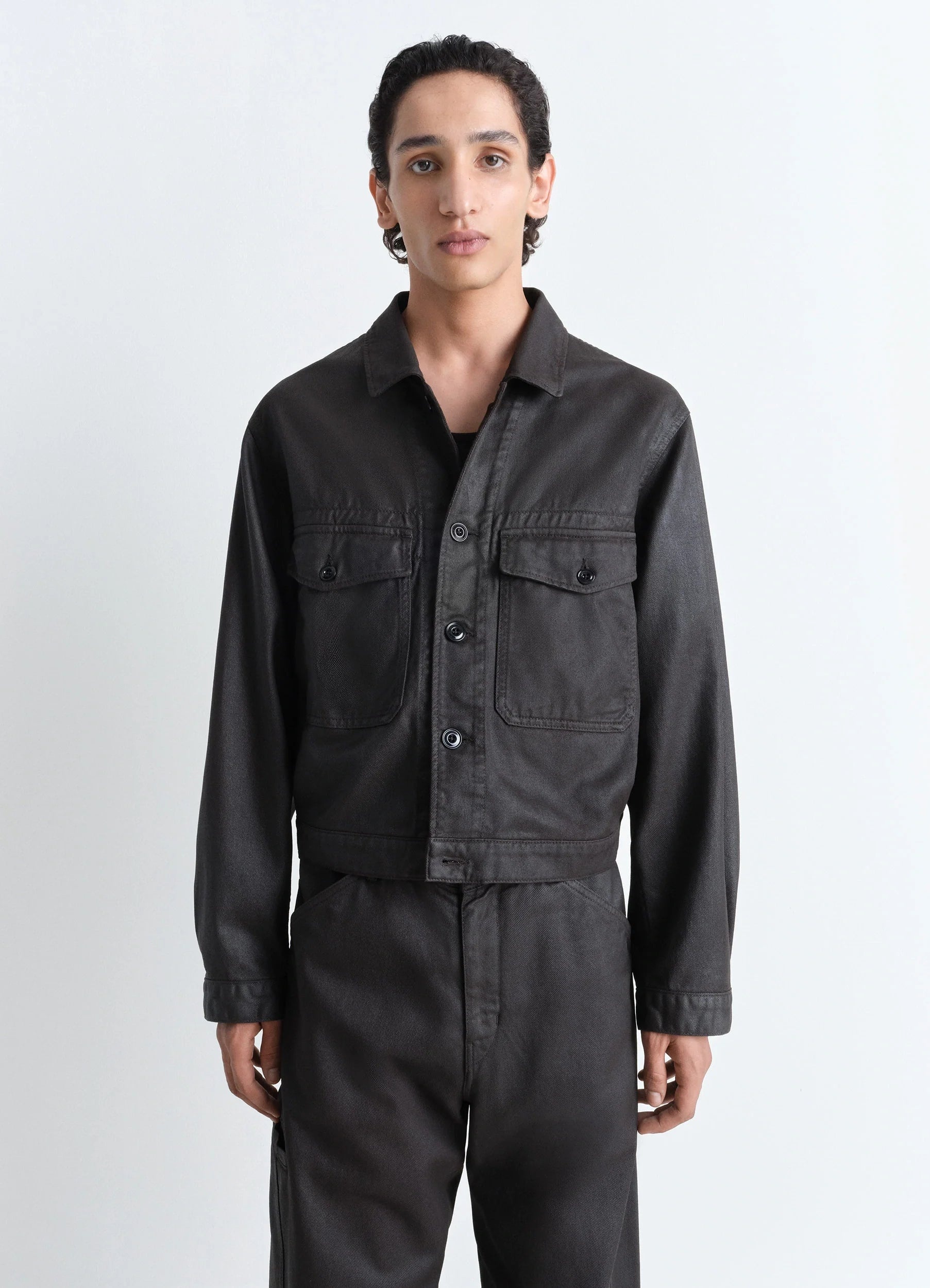 LEMAIRE │ LEATHER TRUCKER JACKET Lemaire TRUCKER JACKET | REVERSIBLE