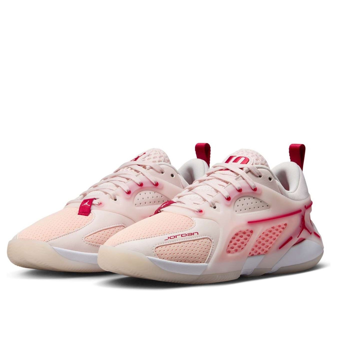 (WMNS) Air Jordan Heir PF 'Light Soft Pink Varsity Red' FZ2473-600 - 3